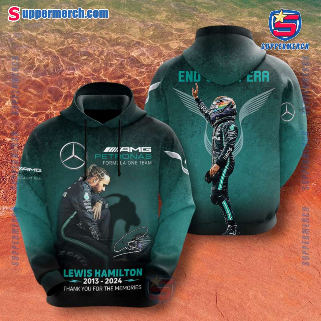 Lewis Hamilton Mercedes-AMG Petronas F1 2013-2024 End Of An Era T-shirt, Hoodie-a Qh9F43c