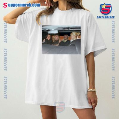 Luigi Mangione In Car With Britney Spears, Lindsay Lohan And Paris Hilton Photo T-shirt-a KZlrMYz