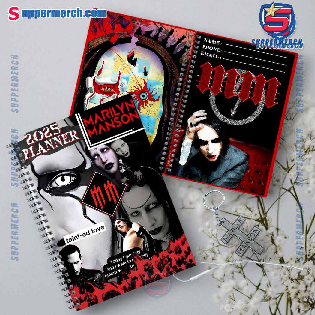 Marilyn Manson 2025 Daily Planner 8sCfx4D