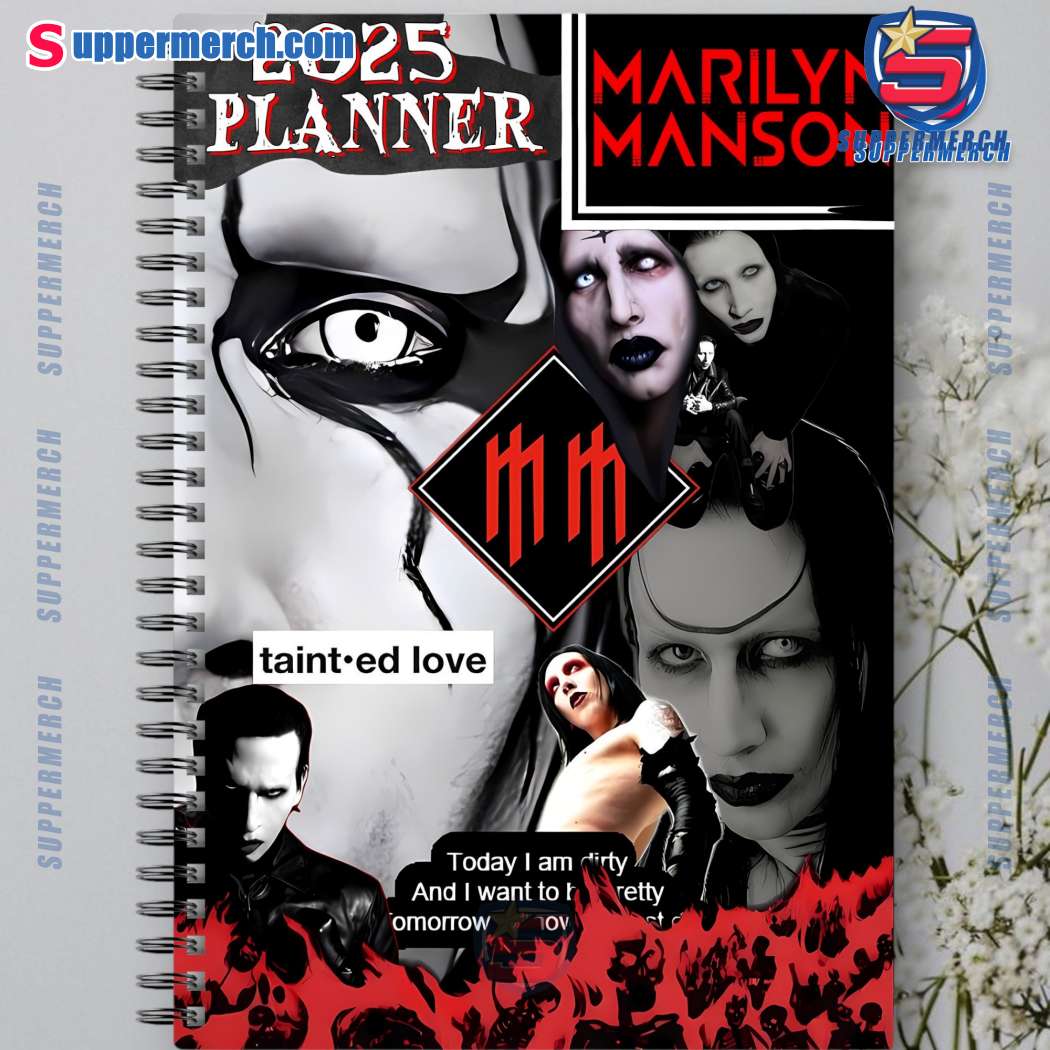 Marilyn Manson 2025 Daily Planner-a ntFoZ4Q
