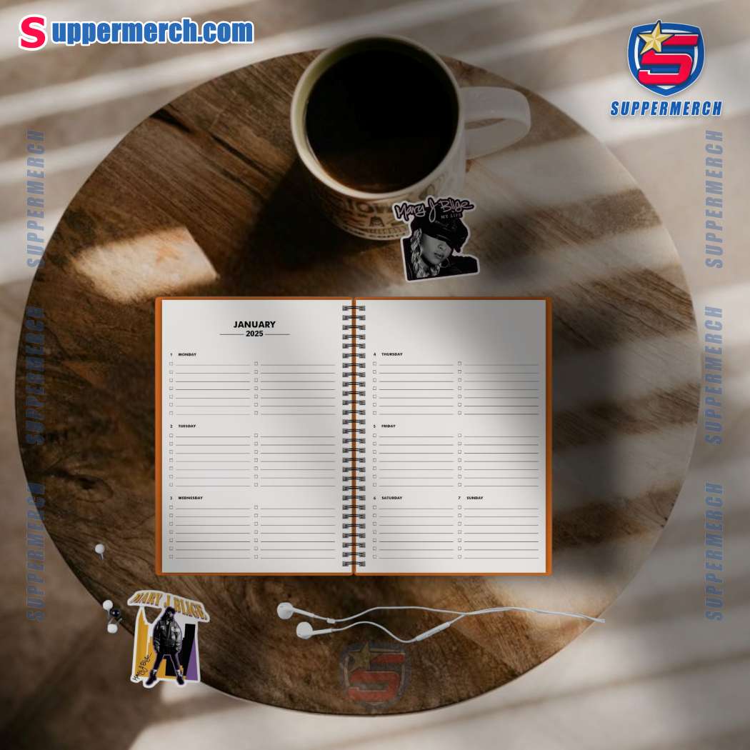 Mary J. Blige 2025 Daily Planner-c Kpztnck
