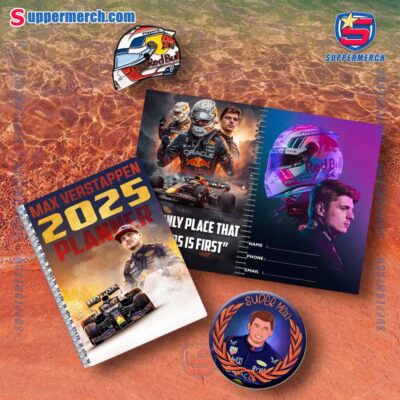 Max Verstappen 2025 Daily Planner GcHTx1P