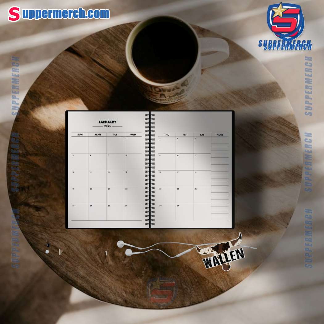 Morgan Wallen Nobody But You 2025 Daily Planner-c qThDLJR