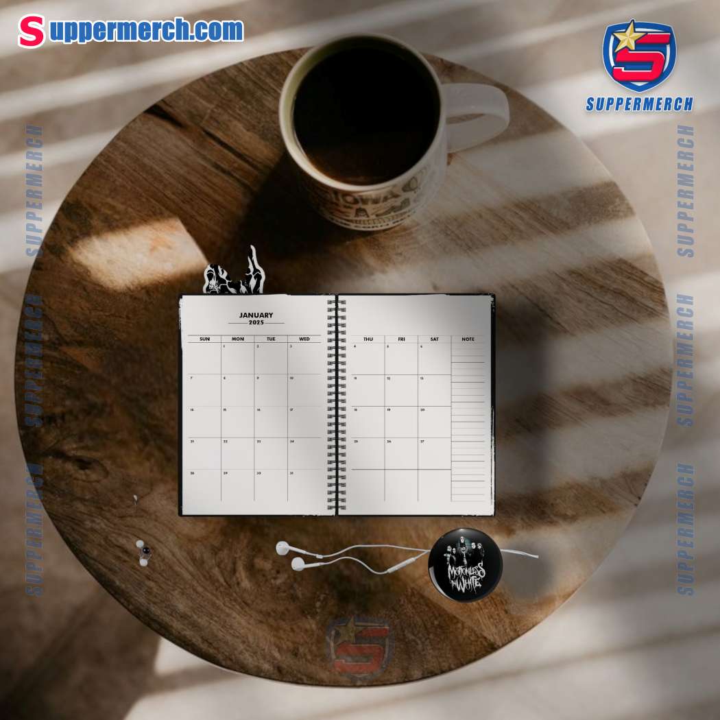 Motionless In White 2025 Daily Planner-c UD9XFTR
