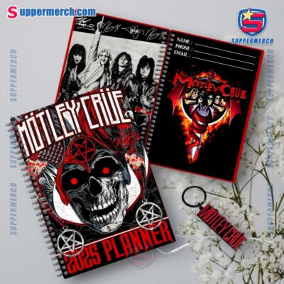 Motley Crue 2025 Daily Planner FuJYDVG