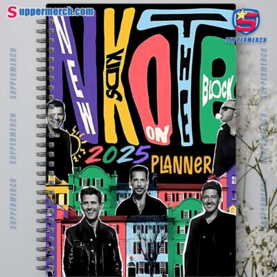 New Kids On The Block Blockhead For Life 2025 Daily Planner-a dygkzGh