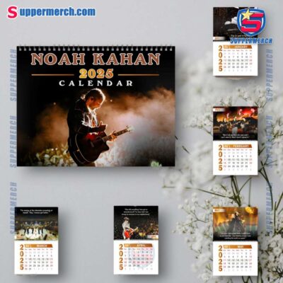 Noah Kahan Wall Hanging Calendar 2025 7KINrbk