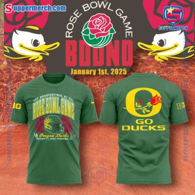Oregon Ducks CFP Quarterfinal At The Rose Bowl Game 2025 T-shirt, Hoodie 64dIEUD