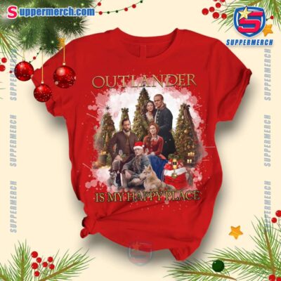 Outlander Is My Happy Place Pajamas Set-a GWBDiI5