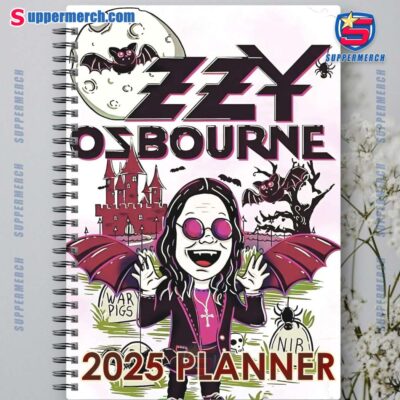 Ozzy Osbourne Singer 2025 Daily Planner-a PewONsC