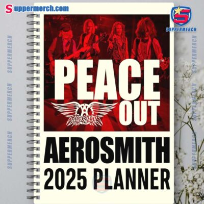 Peace Out Aerosmith 2025 Daily Planner-a mE9Qs0l
