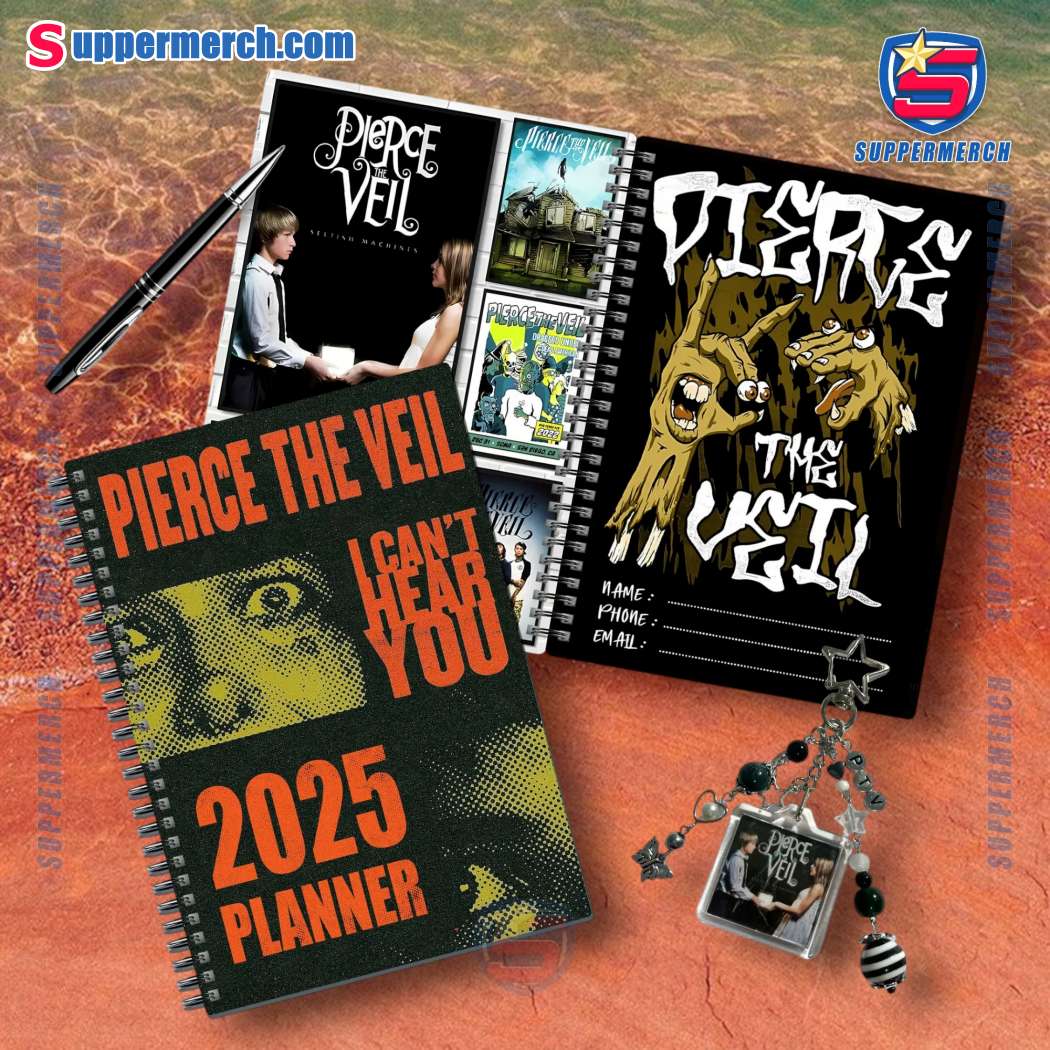 Pierce The Veil I Can't Hear You 2025 Daily Planner htOpoCd