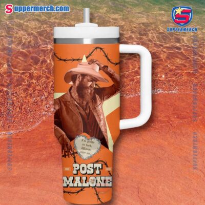 Post Malone The Big Ass Stadium Tour 40oz Tumbler With Handle-a FIXxoYz