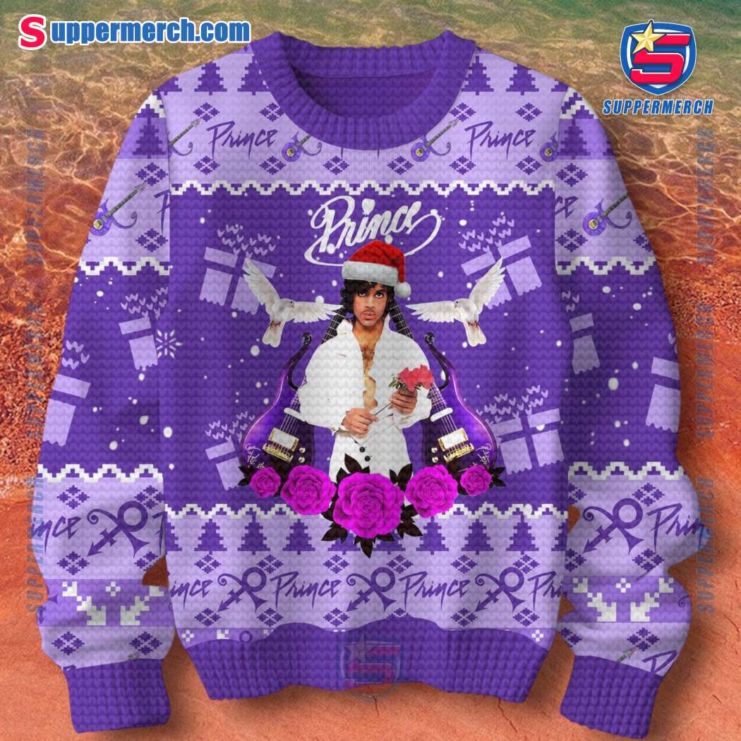 Prince American Singer-Songwriter Ugly Christmas Sweater-a KOf9Tlu