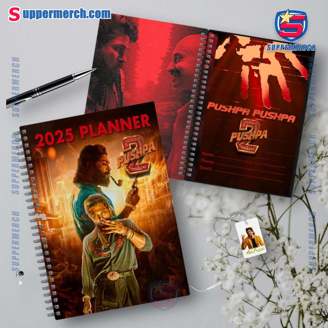 Pushpa 2 The Rule 2025 Daily Planner 6WuY1E9