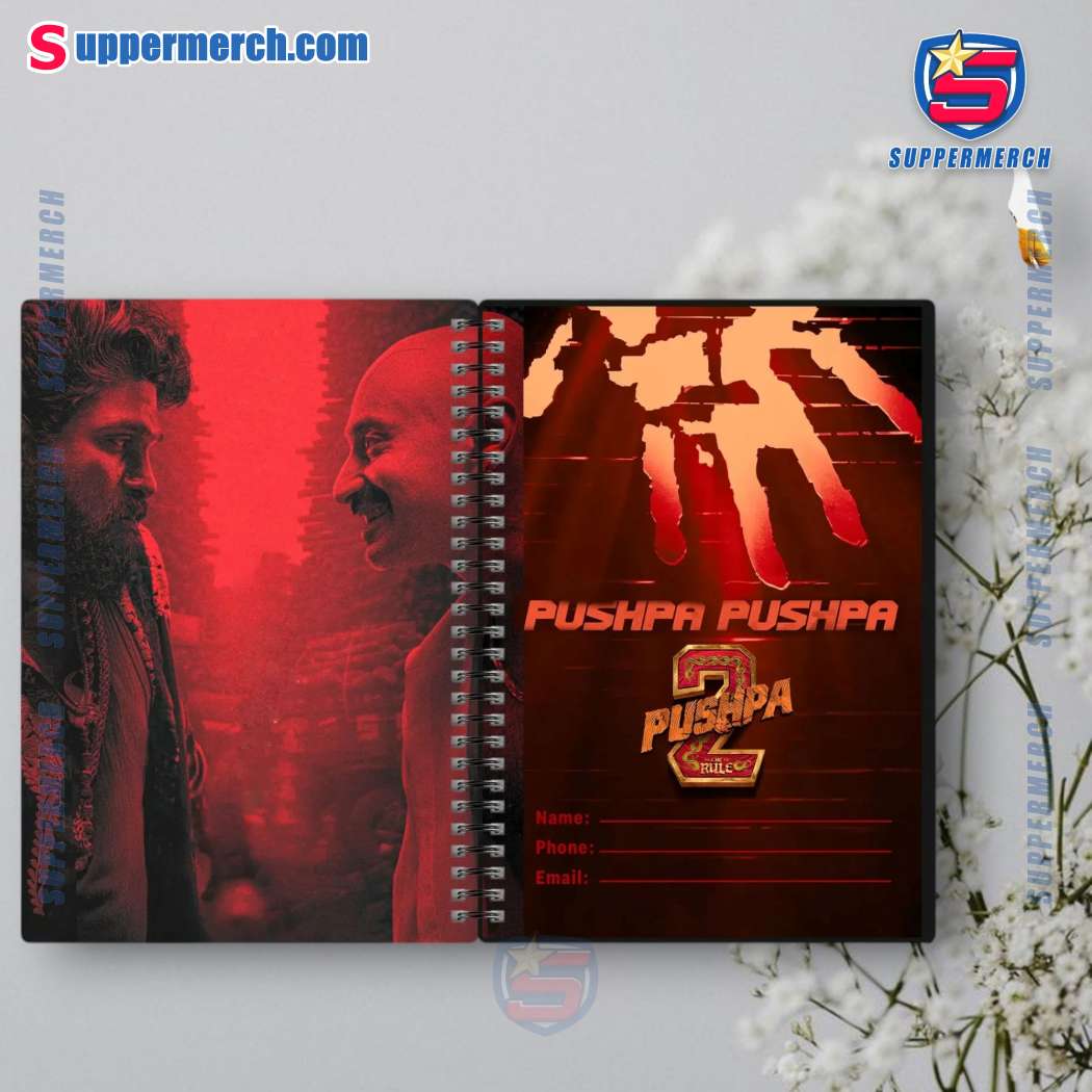 Pushpa 2 The Rule 2025 Daily Planner-b ADsE3GV