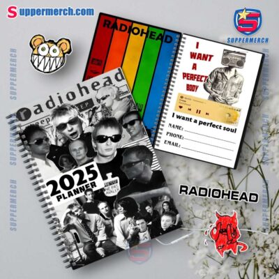 Radiohead 2025 Daily Planner kjv0tD4