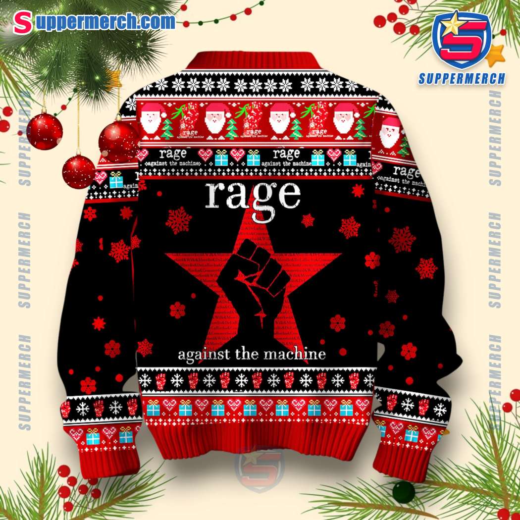 Rage Against The Machine Christmas Jumper-b Fos9T6K