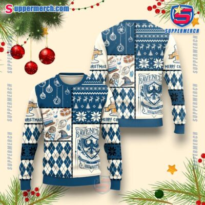 Ravenclaw Hogwarts Harry Potter Christmas Sweater odfNuHm