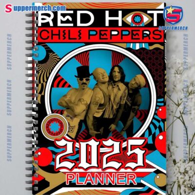 Red Hot Chili Peppers 2025 Daily Planner-a maBPNpn