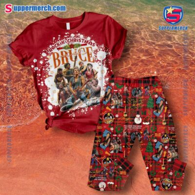Rockin Christmas With Bruce Springsteen Pajamas Set jcsSyuQ