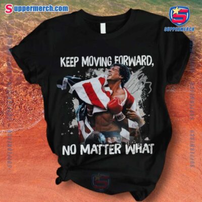 Rocky Balboa Keep Moving Forward No Matter What Pajamas Set-a lWK7pzA