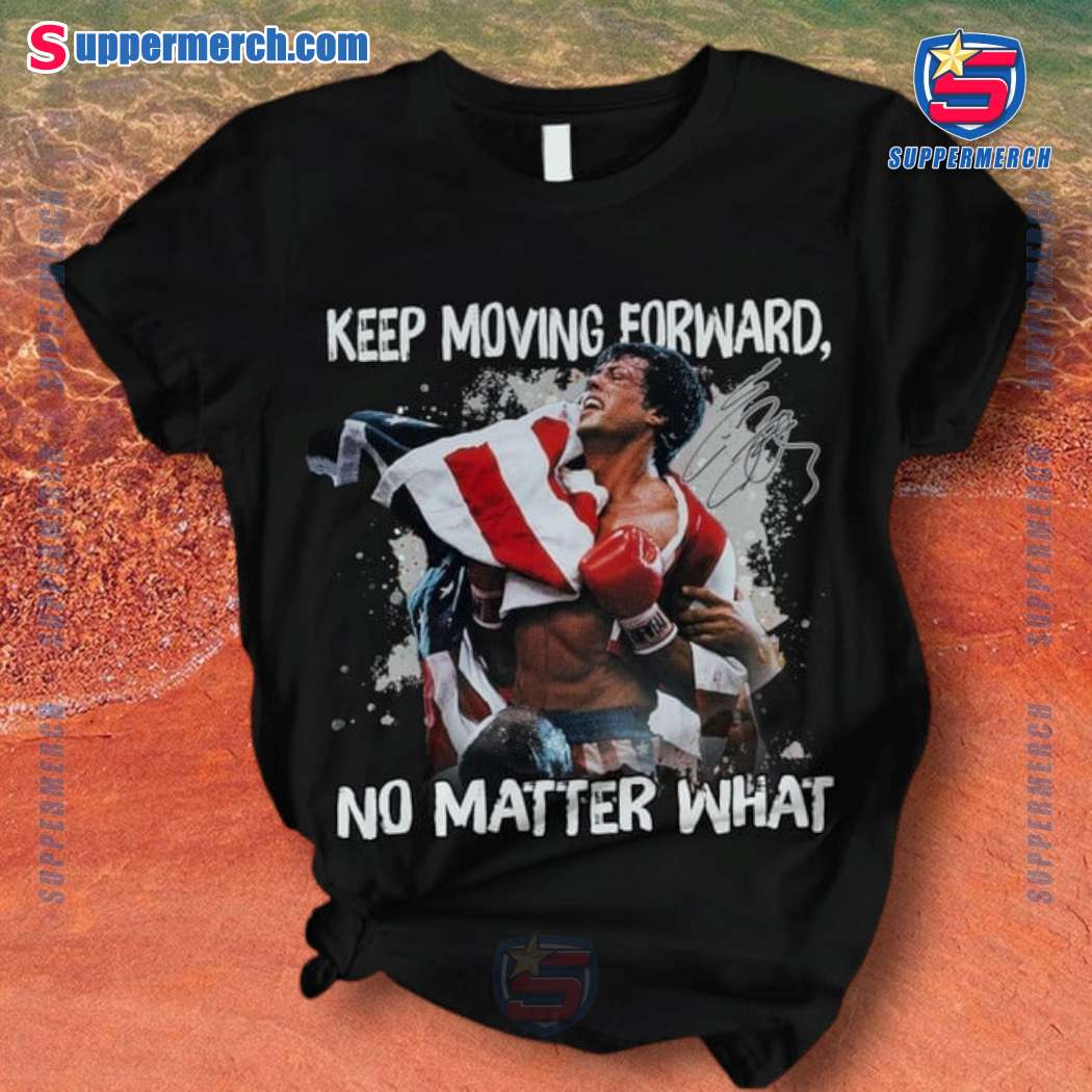 Rocky Balboa Keep Moving Forward No Matter What Pajamas Set-a lWK7pzA
