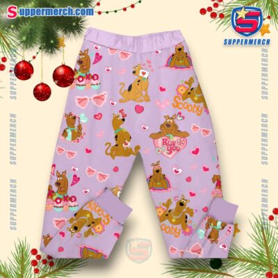 Ruh-roh Love Is In The Air Scooby-dooby-doo Pajamas Set-a xX16CKE
