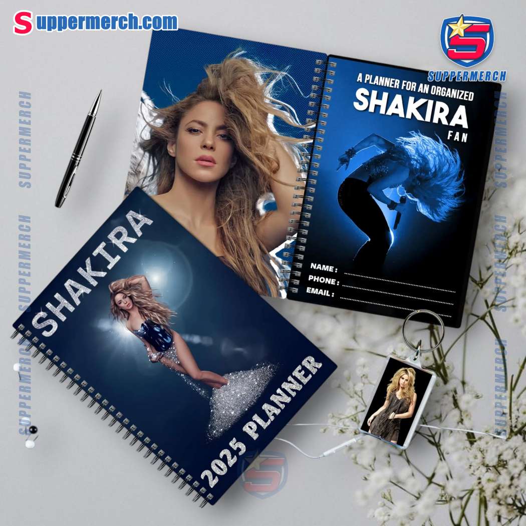 Shakira 2025 Daily Planner JCbNhTB