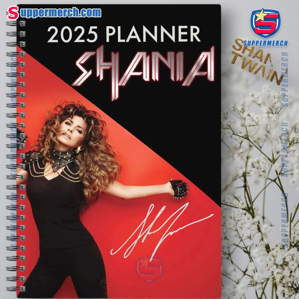 Shania Twain 2025 Daily Planner-a u2YGZLz