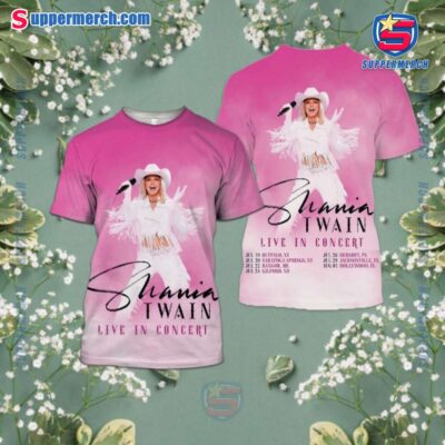 Shania Twain Summer 2025 Tour All Over Print Shirt IaFC3mg