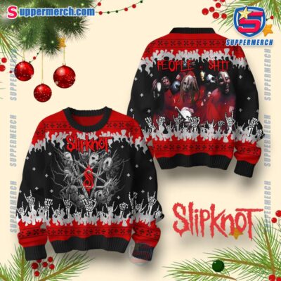 Slipknot People = Shit Christmas Jumper EGBLjHO