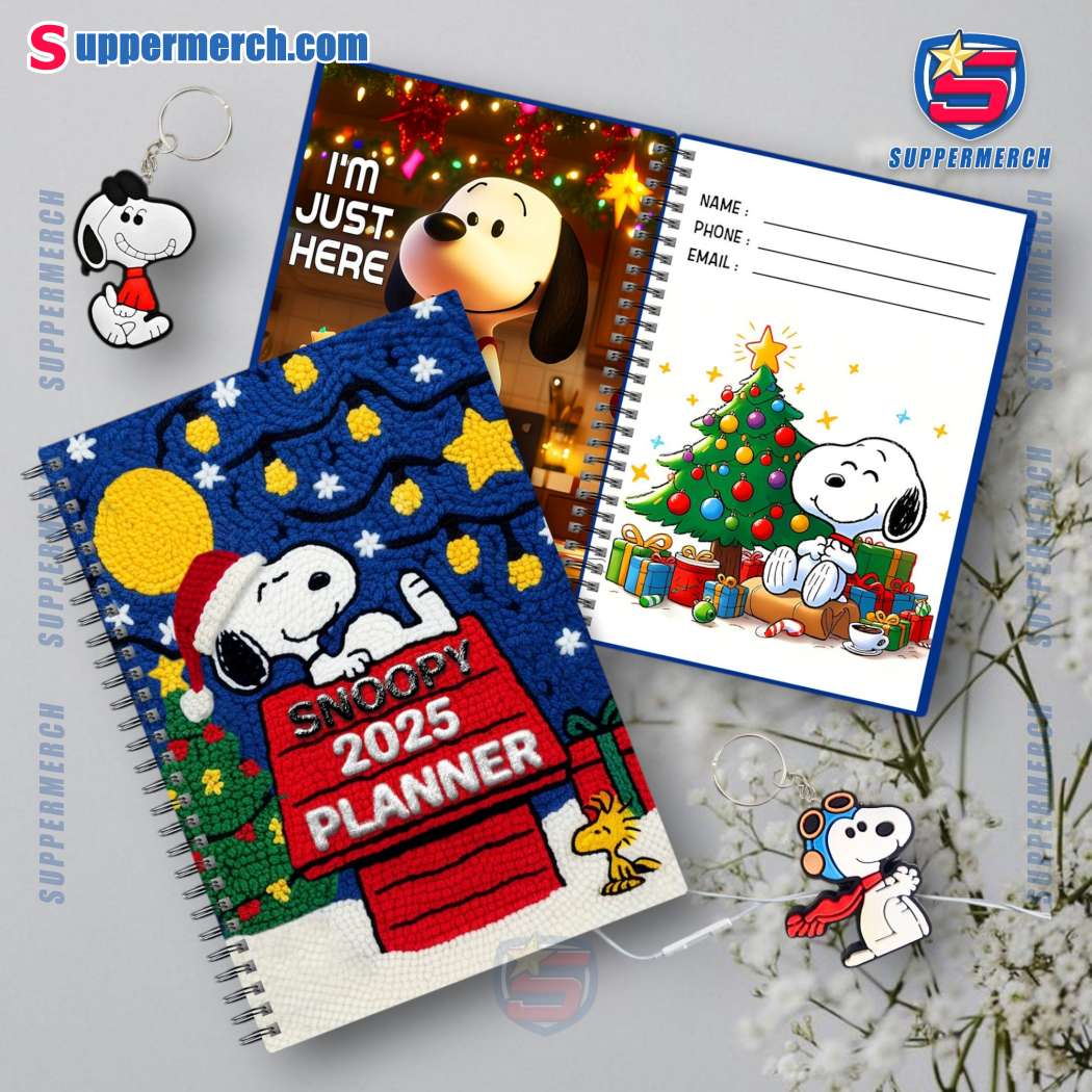 Snoopy I'm Just Here 2025 Daily Planner xRkOQWD