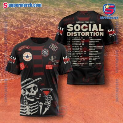 Social Distortion European Tour 2025 Dates T-shirt, Hoodie O39ZQTE