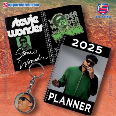 Stevie Wonder 2025 Daily Planner drs4Ohx