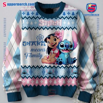 Stitch Everyday I'm Stitchin' Ugly Christmas Sweater-a gqIGNBn