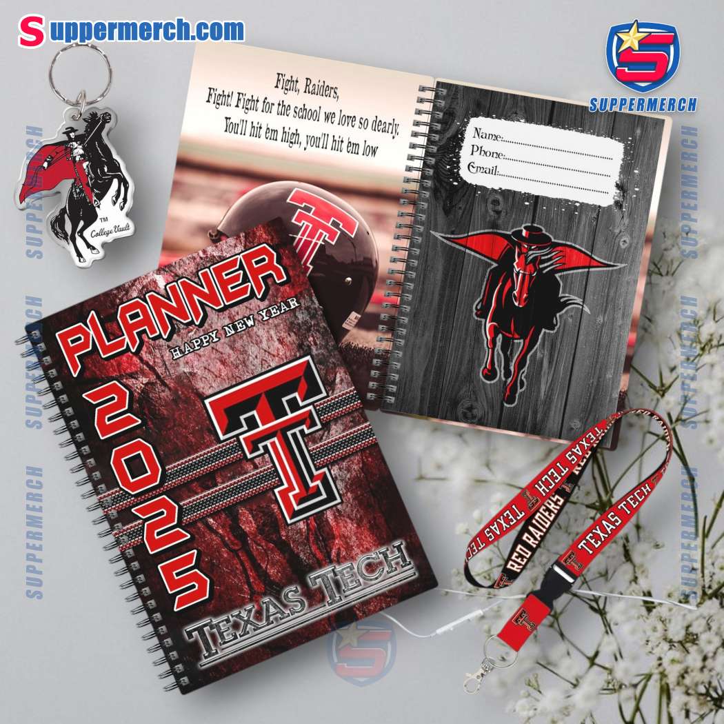 Texas Tech Red Raiders 2025 Daily Planner bxCXrka