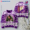 The Color Purple Happy Purple Christmas Sweater 8GFkjoe