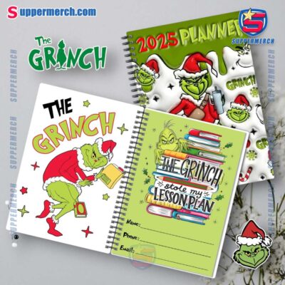 The Grinch Stole My Lesson Plan 2025 Daily Planner bqvm3DP