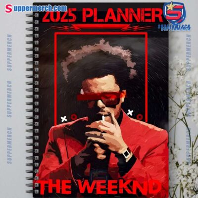 The Weeknd 2025 Daily Planner-a jh4pwFe
