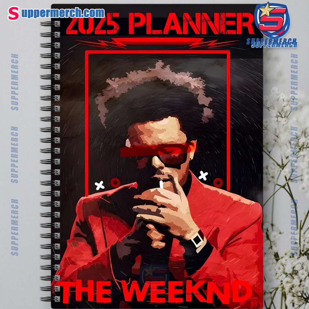 The Weeknd 2025 Daily Planner-a jh4pwFe