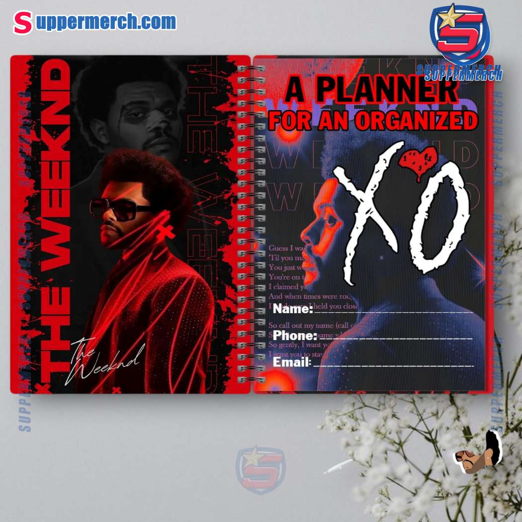 The Weeknd 2025 Daily Planner-b ndJ7BRi
