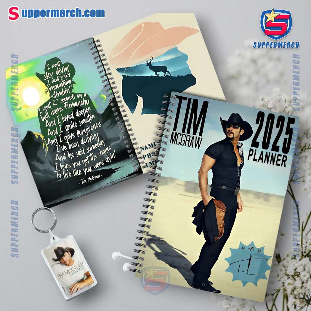 Tim Mcgraw 2025 Daily Planner Ros5YT9