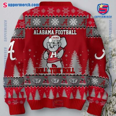 Tis The Season To Cheer For The Crimson Tide Ugly Christmas Sweater-a FIcL8HG