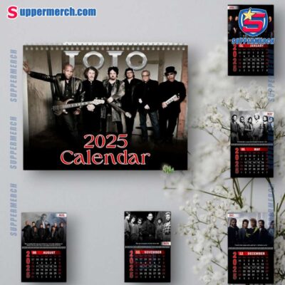 Toto Band Wall Hanging Calendar 2025 Qls4krz