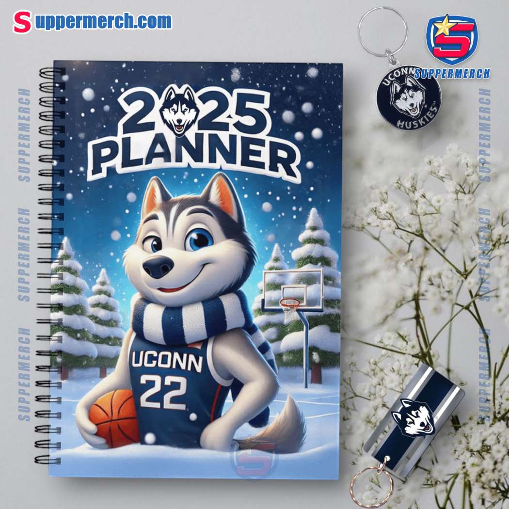 Uconn Huskies 2025 Daily Planner-a glFBxHj