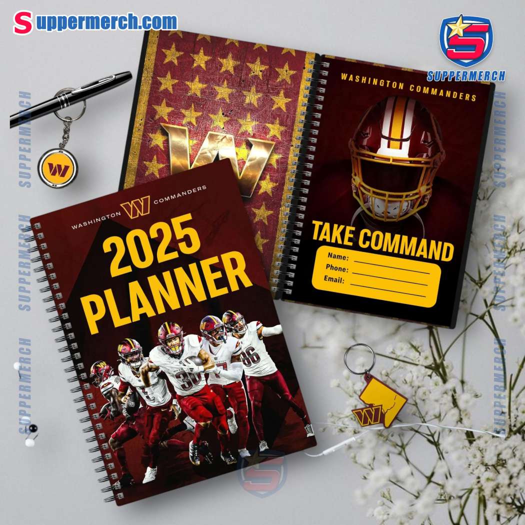 Washington Commanders Take Command 2025 Daily Planner 0JOmb3L