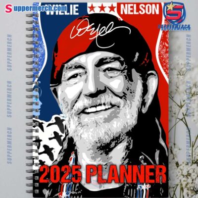 Willie Nelson 2025 Daily Planner-a s8LPEgl