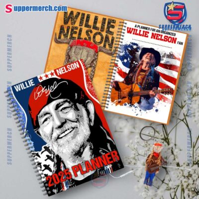 Willie Nelson 2025 Daily Planner bk6tpPx