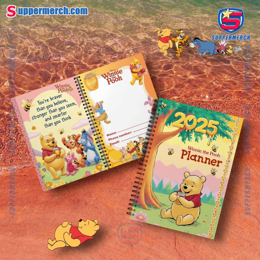 Winnie The Pooh 2025 Daily Planner yKslMf8
